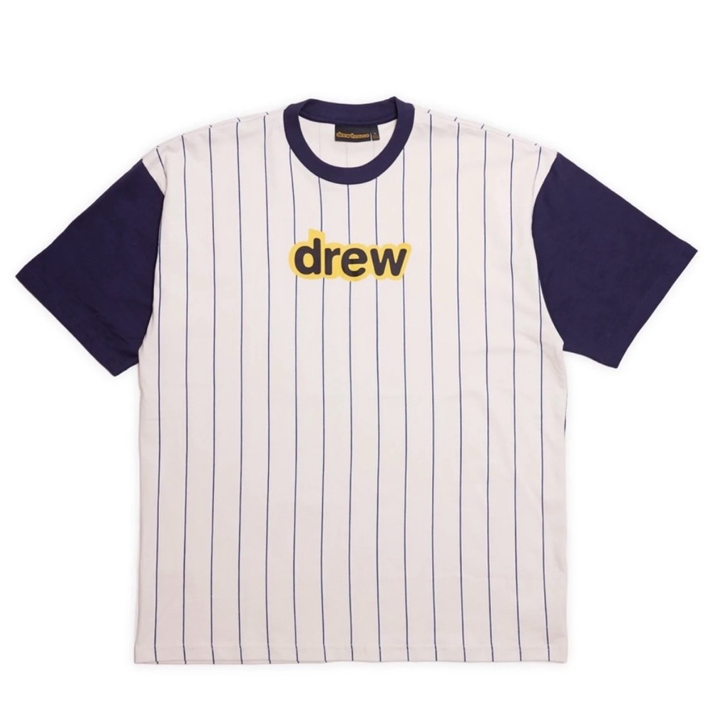 NEW w. tags drew house original T shirt - pinstripe